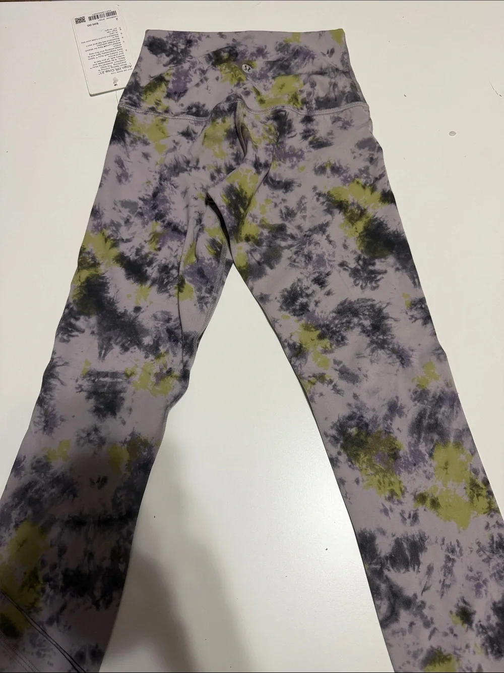 lululemon athletica Kids Tie-Dye Leggings - Purple & Olive